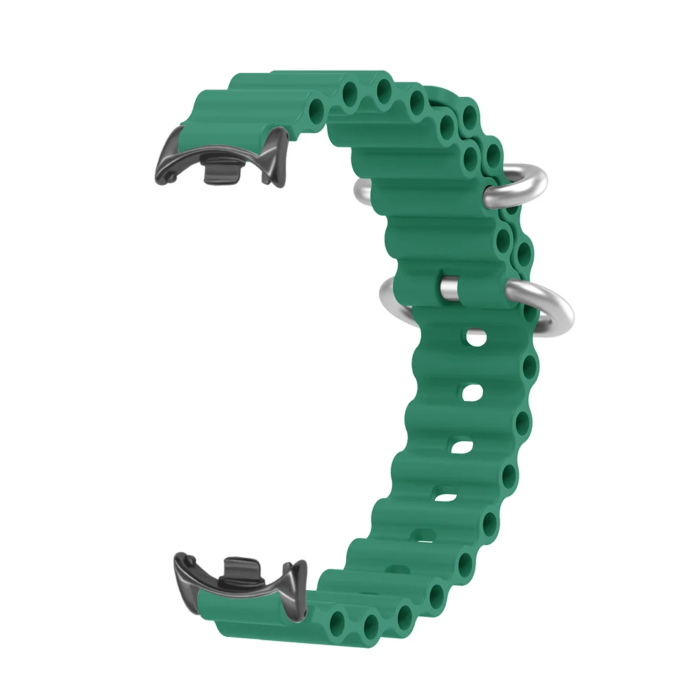 

Quick Release Ocean Band For Xiaomi Mi Band 8 9 10/9 10 Ceramic Edition Bracelet Breathable Silicone Sport Band for Man Woman