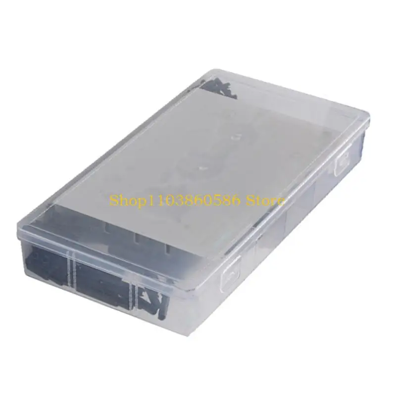 

242A Black Slotted Roll Set Meatl Positioning Pins Resealable Roll Set Split Spring Dowel Tension Pins with Box 310pcs/set