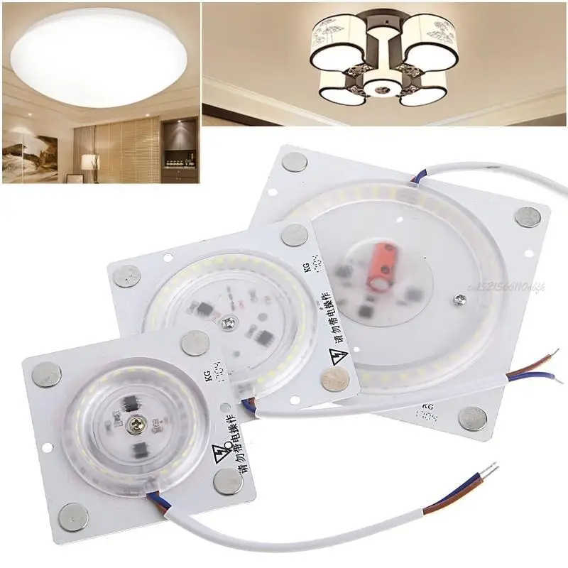 Светодиодный модуль платы платы Magnet Magnet Magnet 18W Замените источник света потолочной лампы