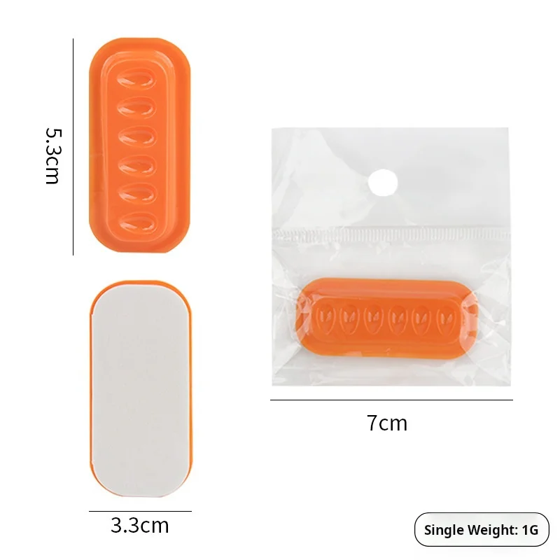 100 Stück rechteckige PVC-Wimpernkleber-Tabletthalter, Wimpernverlängerungstabletts mit Basis, Blumenplatte mit Basis, langer Streifen, PVC-Klebetabletts