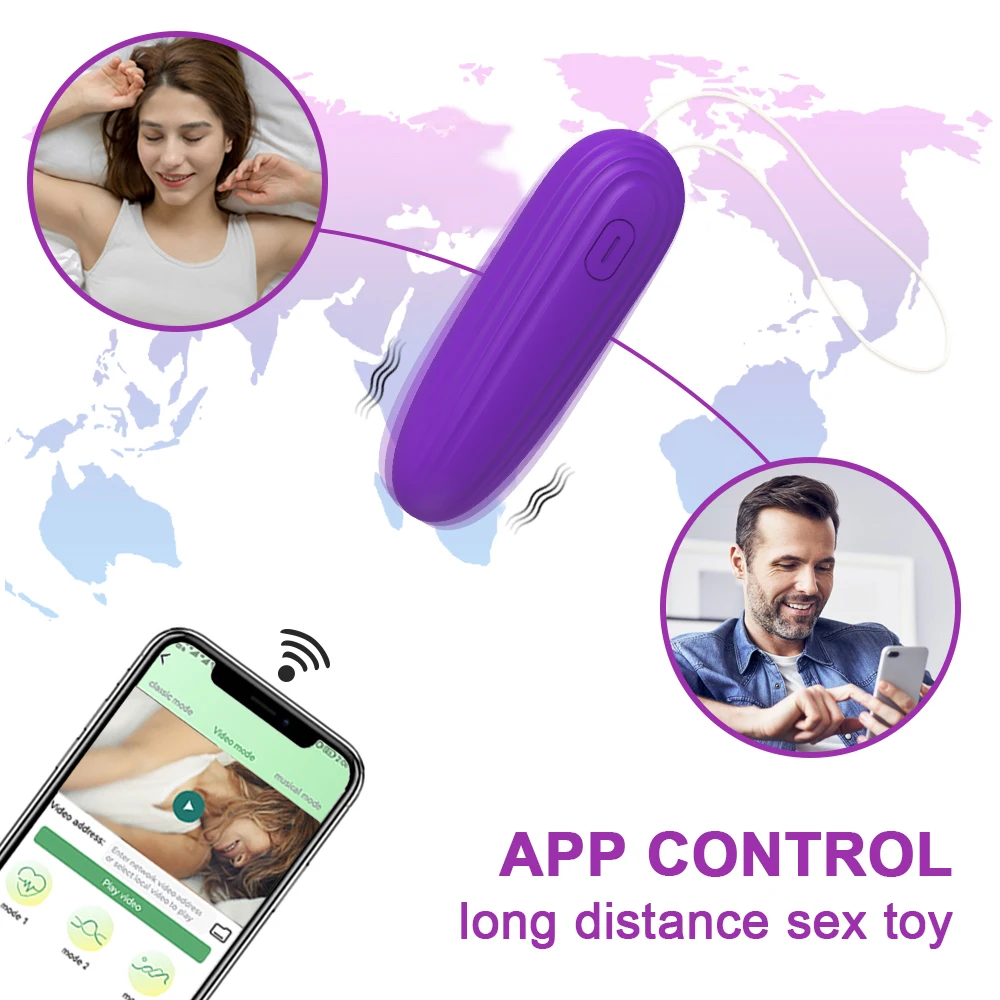 Mini Bluetooth App Bullet Vibrator for Women Clit Stimulator Wireless Remote Pantie Vibrating Love Egg Female Sex Toy for Adults