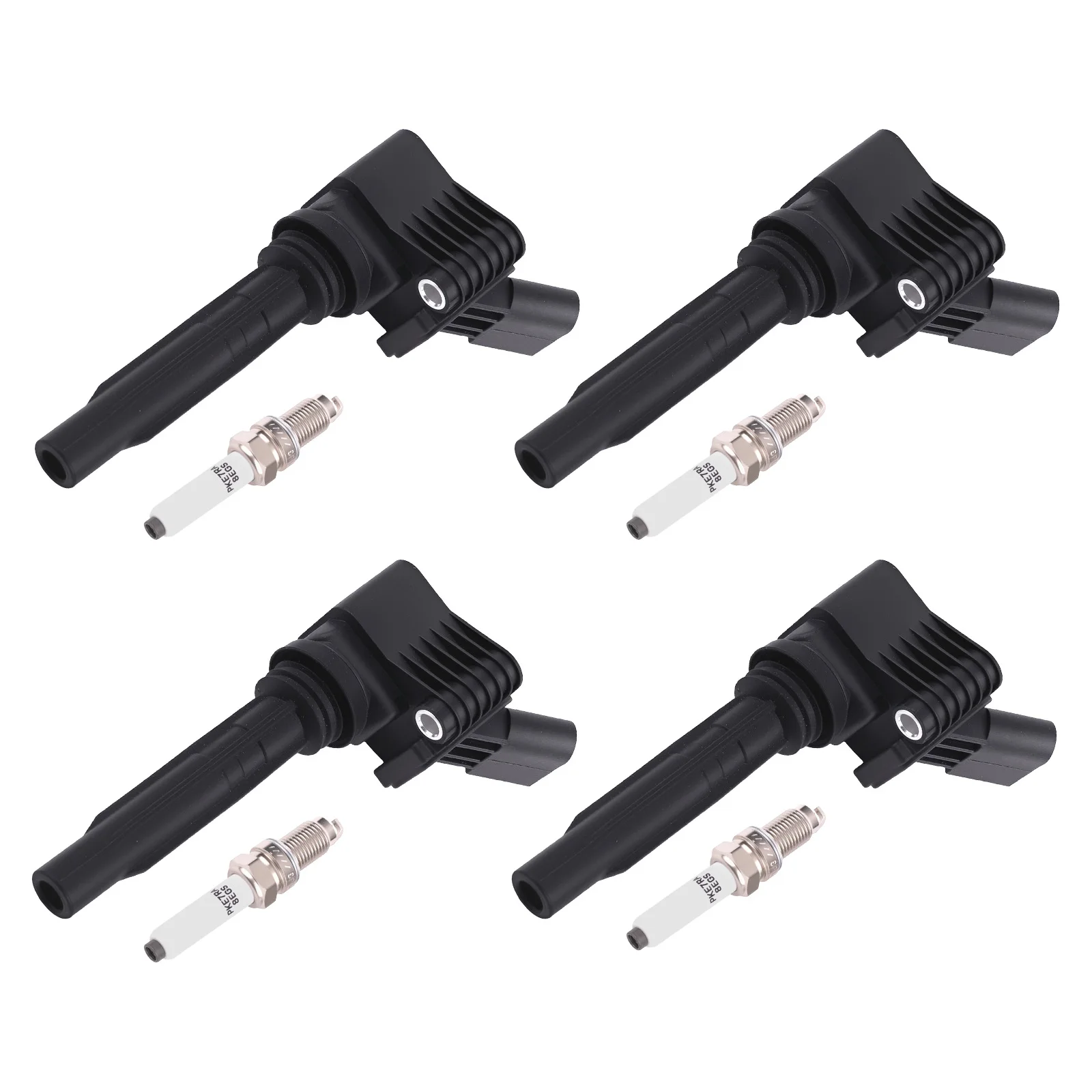 

Ignition Coil Set w/ Spark Plugs for Audi A3 e-tron 1.4L PKER7A8EGS 2016-2018