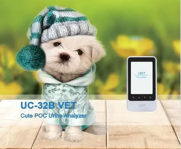 UC-32B Vet Portable Urine Analyzer Automatic Palmtop Strip Auto Recognize Urine Chemical Machine For Veterinary Use