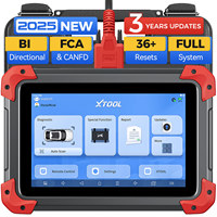 XTOOL D7 OBD2 Scanner Bidirectional Scanner, FCA Autoauth, CANFD/DoIP, 36 Reset, All System Diagnosis, ECU Coding,3 Years Update