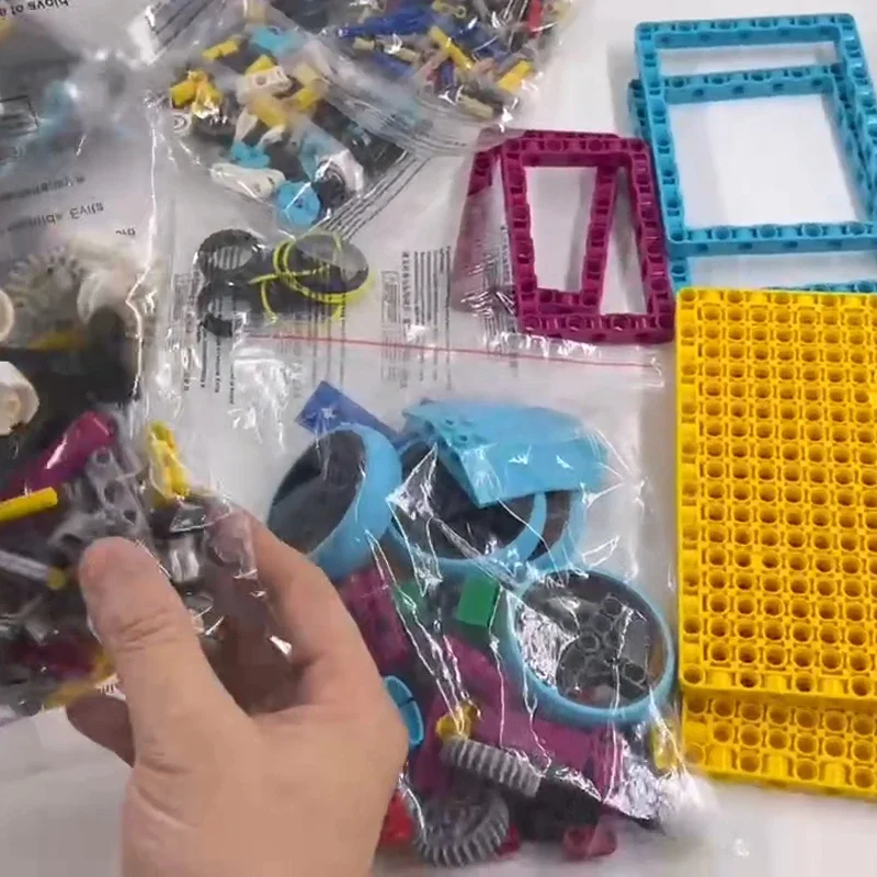 Nowy zestaw klocków konstrukcyjnych MOC, techniczne klocki do SPIKE Prime 45678 Core Set, zabawki edukacyjne STEAM