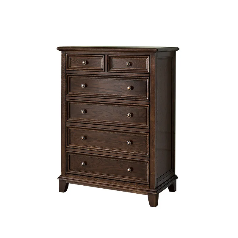

Nine chest cabinets solid wood simple modern bedroom, American chest of drawers, chest of drawers, living room