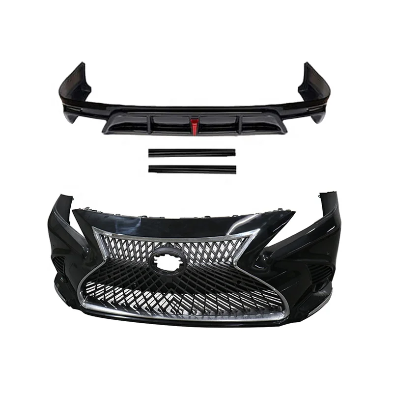 High Quality Auto Body kits for Toyota Camry 2018-2021 Upgrade TO LEXUS LS FACE include grille bumper rear lip