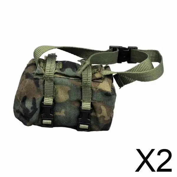 2x bolsa utilitária de figuras de ação masculinas em escala 1/6 para modelos de 12 polegadas