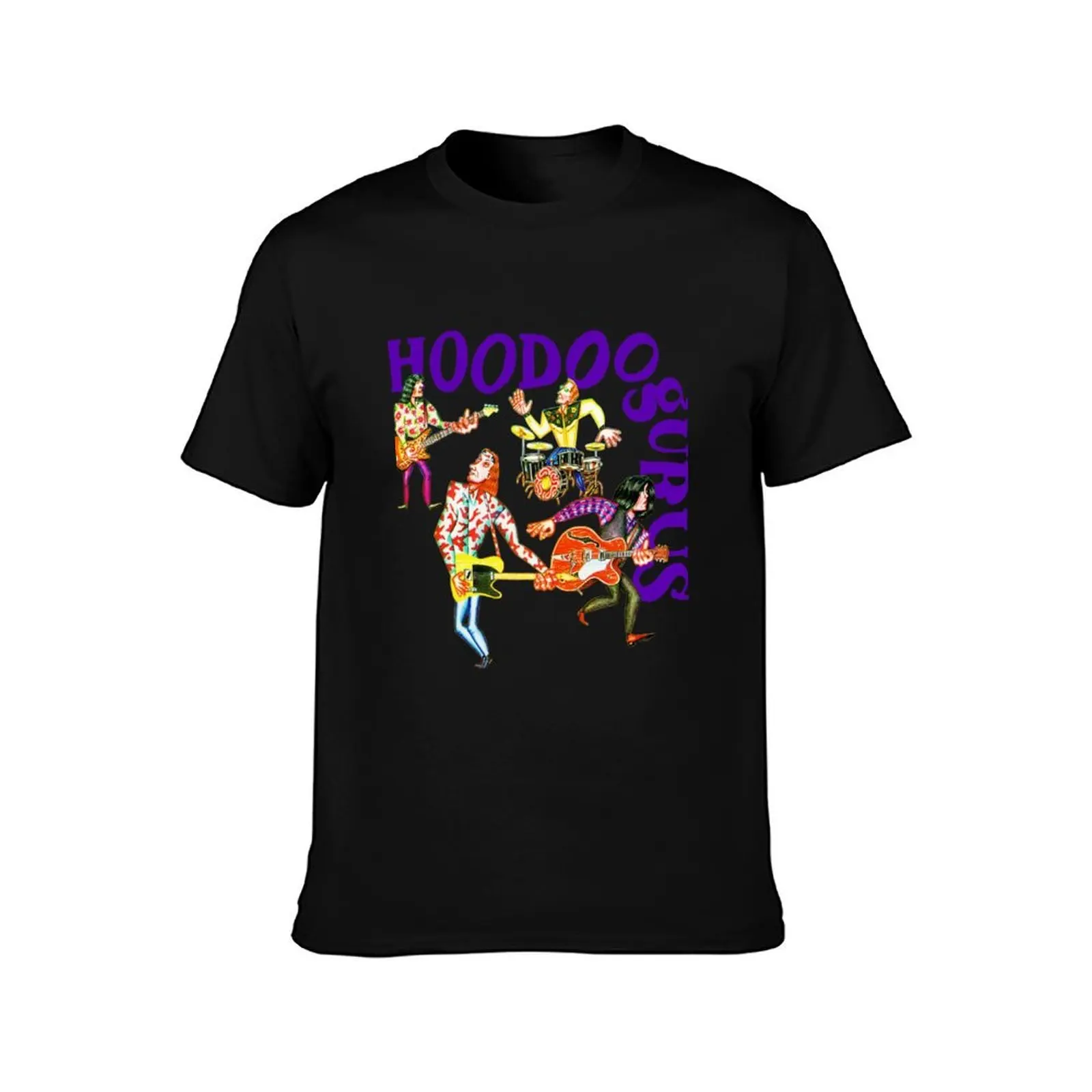 Hoodoo Gurus - Limited Edition Perfect Gift Loves Cat T-Shirt, Summer Casual Cotton Tee, Oversized Streetwear Tops, 100% Cotton