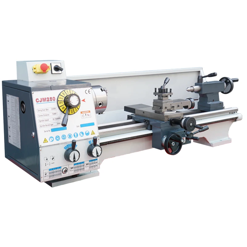 Lathe Machine Price CJM250/JY250VF Low Price Portable Mini Bench Lathe Machines with 125mm Chuck