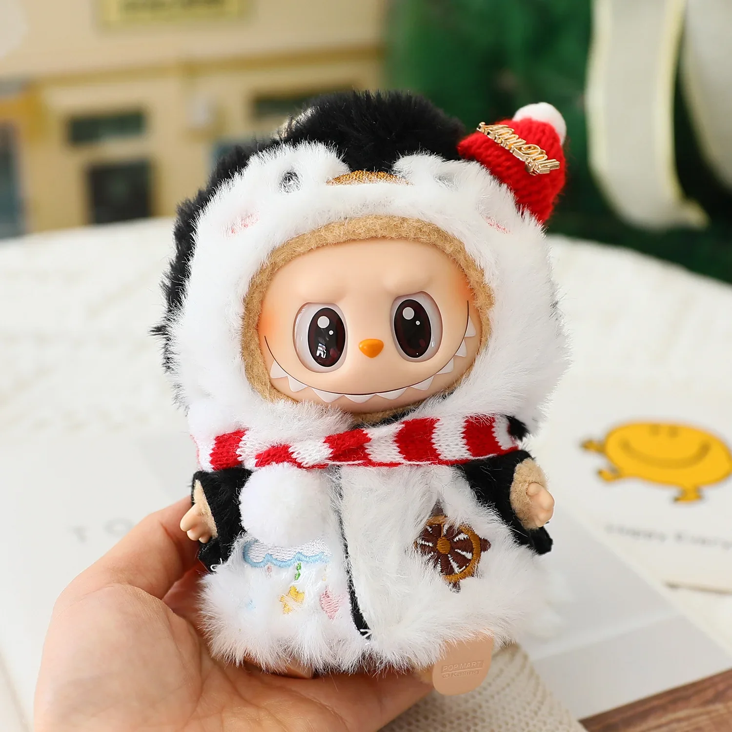 

For Labubu Accessories Christmas snowmen Clothes for V1 V2 V3 Labubu Pendants Cute Personality reindeer Santa Fashion christmas