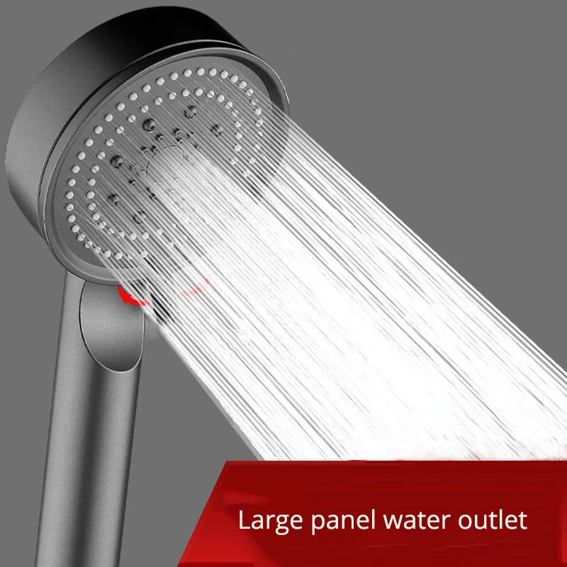 High Pressure Shower Head 5 Mode Adjustable Shower Multifunction Large Water Spray Nozzle Massage Shower Bathroom Accessories