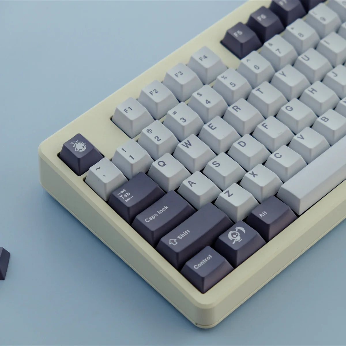 Midnight keycap PBT original height, thermal sublimation, suitable for mechanical keyboard, customized