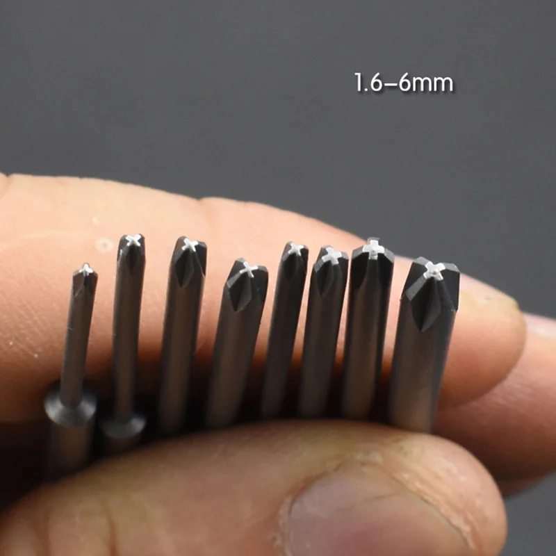 10 pz 80/100mm 800 Punta per cacciavite a croce elettrico 4mm Gambo tondo PH00 PH0 PH1 PH2 Trapano per cacciavite Phillips a impatto magnetico