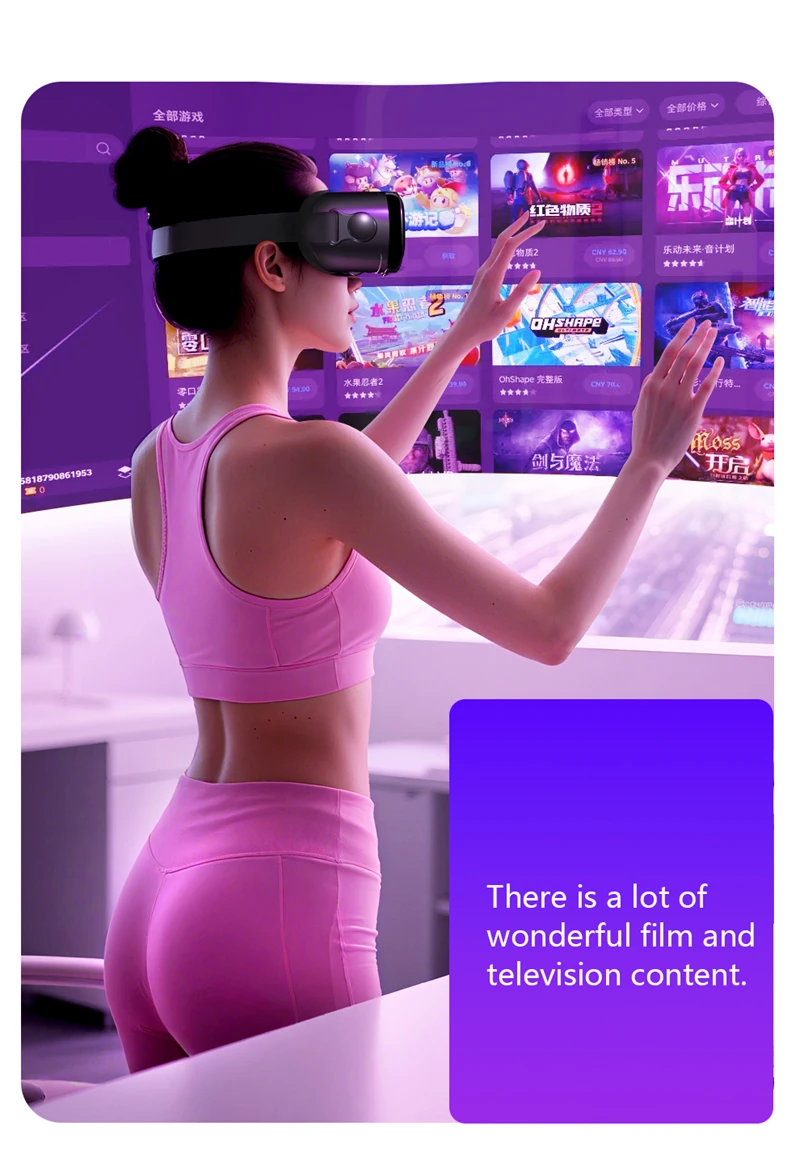 Neues VRG Q8 All-in-One VR-Headset Virtuelle Realität 3D Panorama-Gaming AR für Smartphones – Detail 14