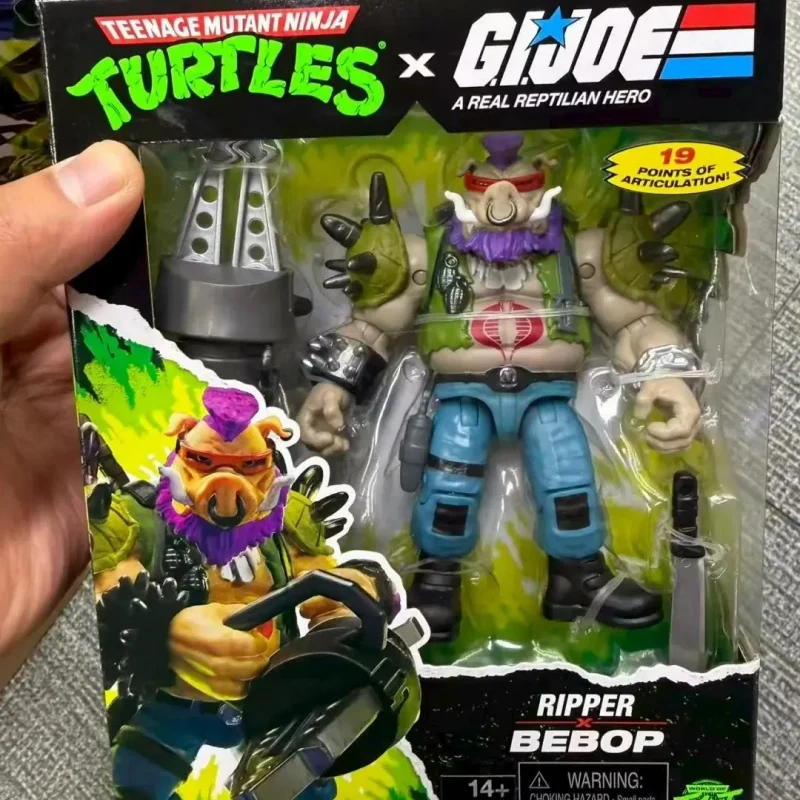 In Stock Teenage Mutant Ninja Turtles x GI.Joe Joint Series Movable Anime Figure Figure Collectible Decoration Model Toy Gfits
