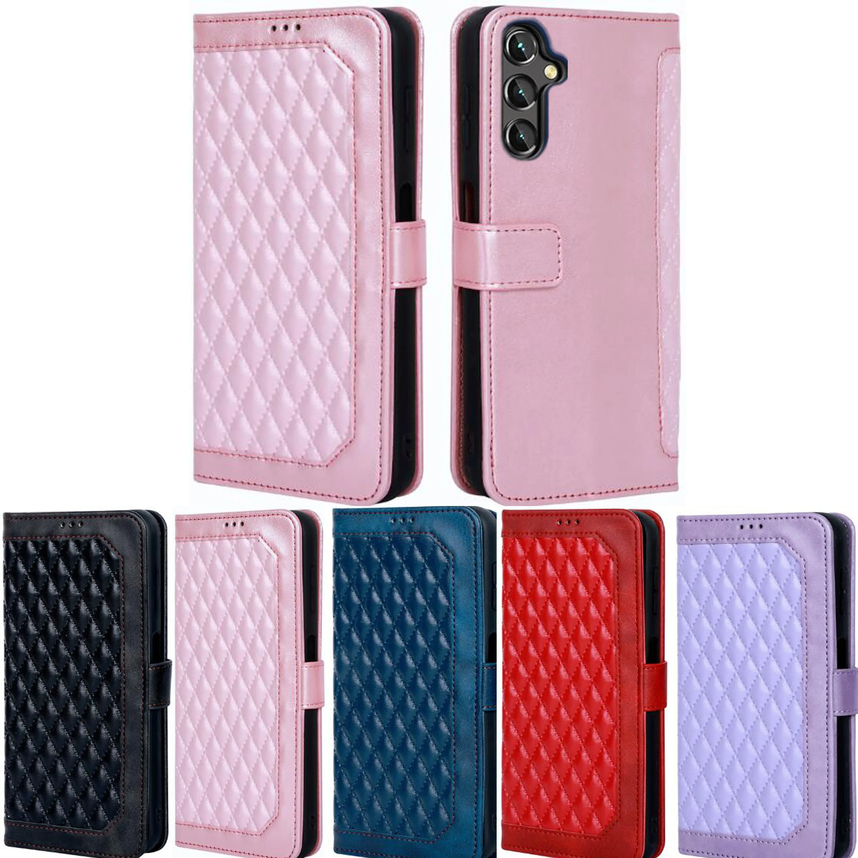 For Funda Samsung Galaxy A55 5G SM-A5560 чехол Original Leather Phone Case For Coque Samsung Galaxy A35 5G SM-A3560 Wallet Cover