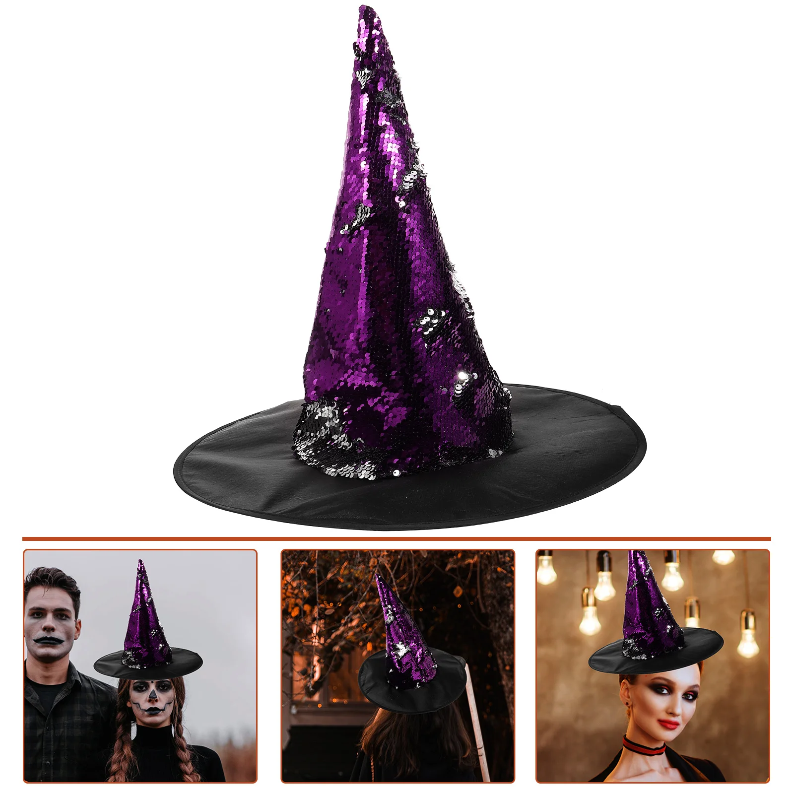 Halloween Party Decoration Hats Witch Performance Supplies Dress-up Fabric Cosplay