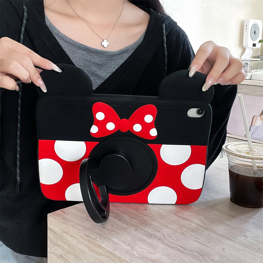 لباد الهواء 1 2 3 4 5 6 10.9 برو 11 10 9 8 7th A16 حافظة أطفال لطيف ثلاثية الأبعاد الكرتون ميني سيليكون اللوحي واقية #6