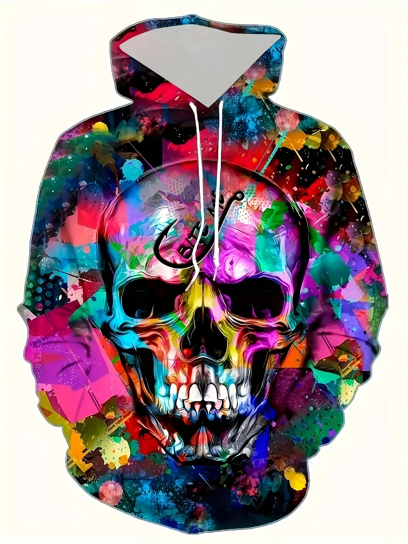 

New Fashion Vintage Men's Hoodies Horror Skull 3D Printed Pullover Sweatshirts Autumn Winter New In Men Comforts Y2k Hoodies Top