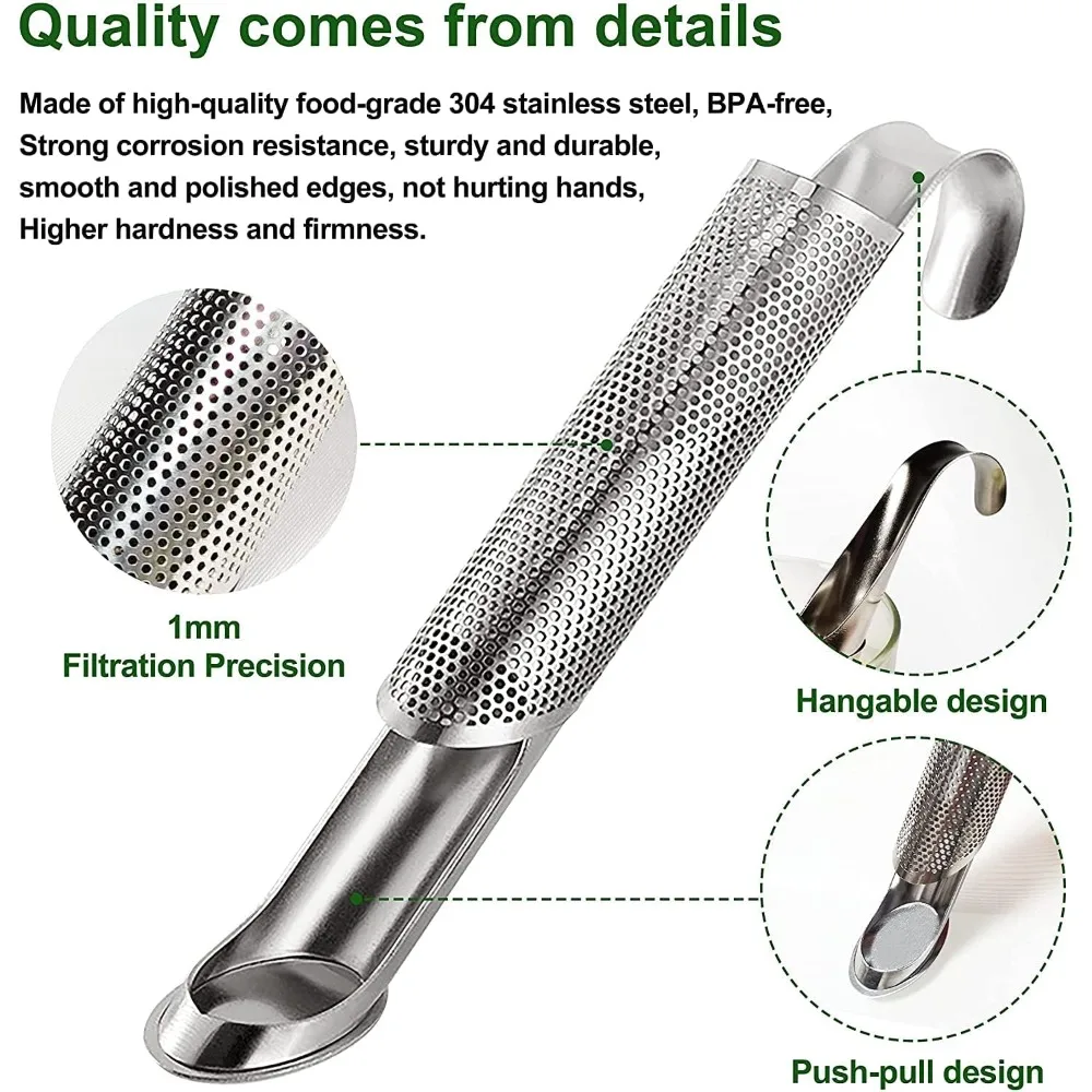 Stainless Steel Tea Diffuser, Tea Strainer for Loose Tea, Stainless Steel Tea Strainer for Loose Tea, Loose Leaf Tea Infuser