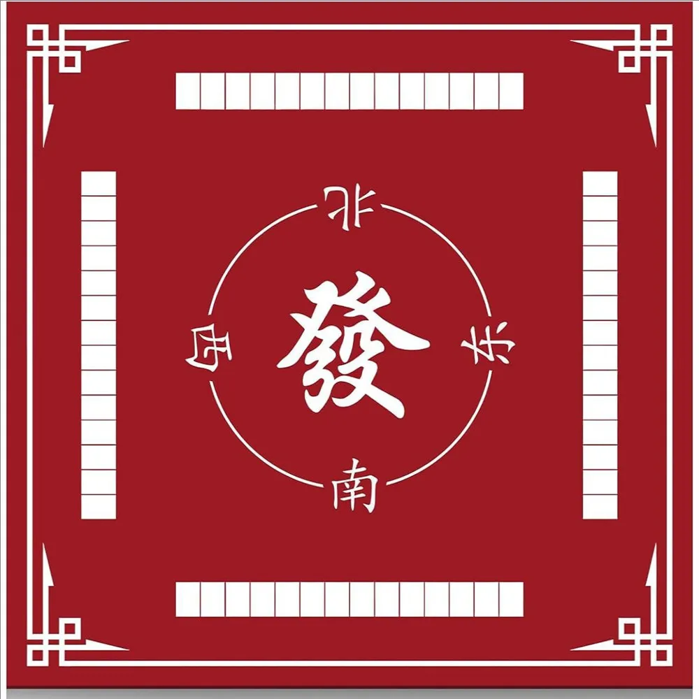 

High Quality Rubber Mahjong Mat Thicken Mahjong Desk Pads Multi-sizes Durable Board Game Tablecloth for Texas Holdem Poker