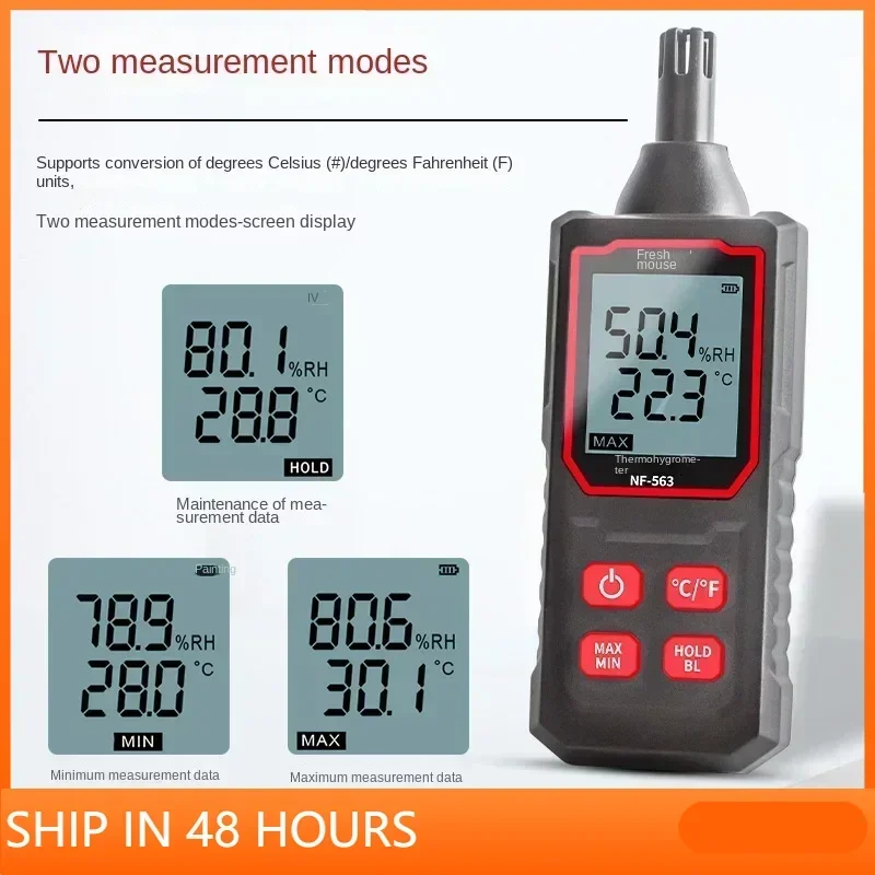 

Noyafa NF-563 детектор температуры и влажности домашний ручной электронный цифровой термометр высокой точности