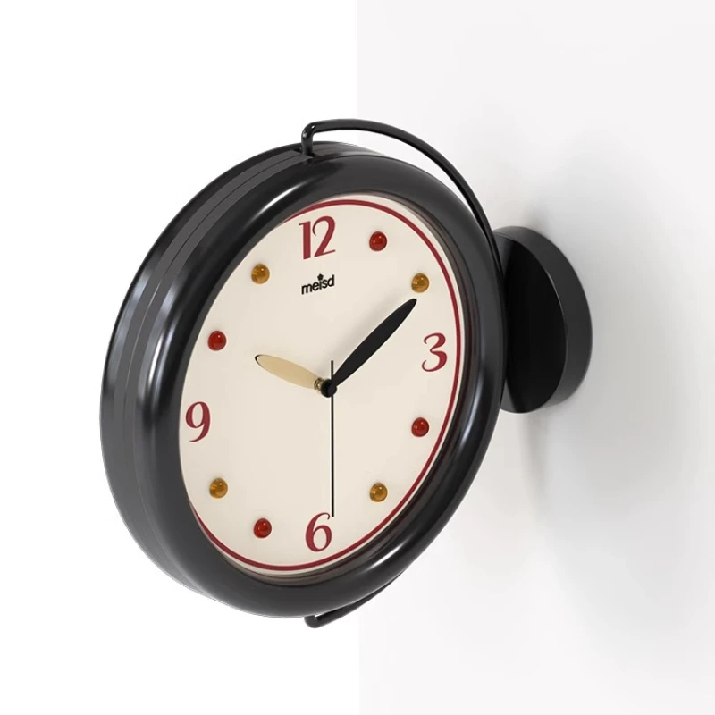 Orologio da parete dal design di alta qualità Orologio da parete per la casa retrò nordico silenzioso unico Soggiorno Horloge Murale Accessori per la decorazione della casa