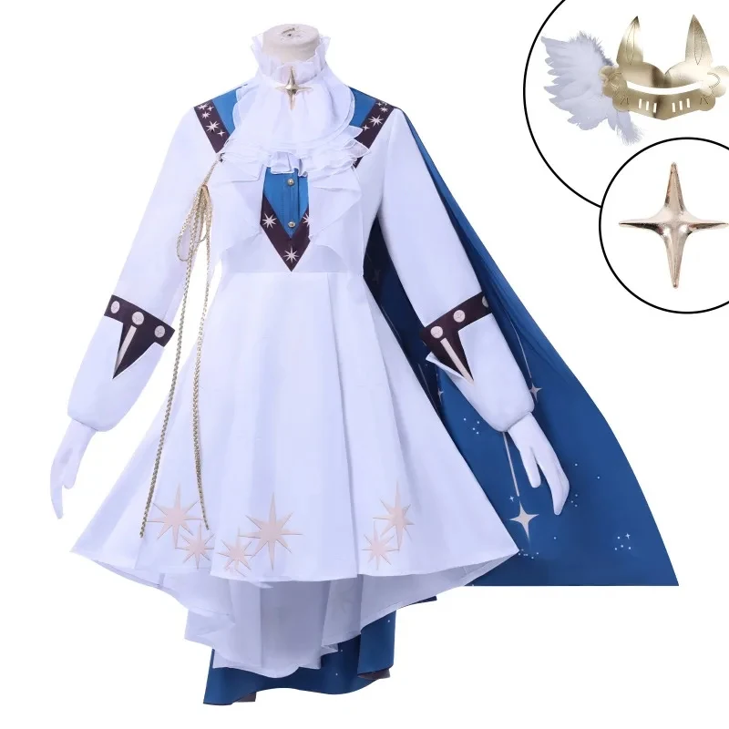 

OPGame Reverse 1999 Sonetto Cosplay Costume Dress Headdress Accessories Full Set Uniform Suit Evenning Partyrole Clothes 8f5d][