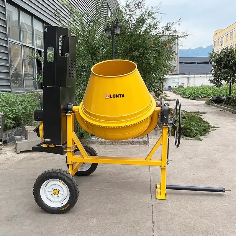 LONTA JH350 350L 1 Bag Betonniere Mobile Electric Engine Mud Mortar Beton Cement Concrete Mixer Machine Construction