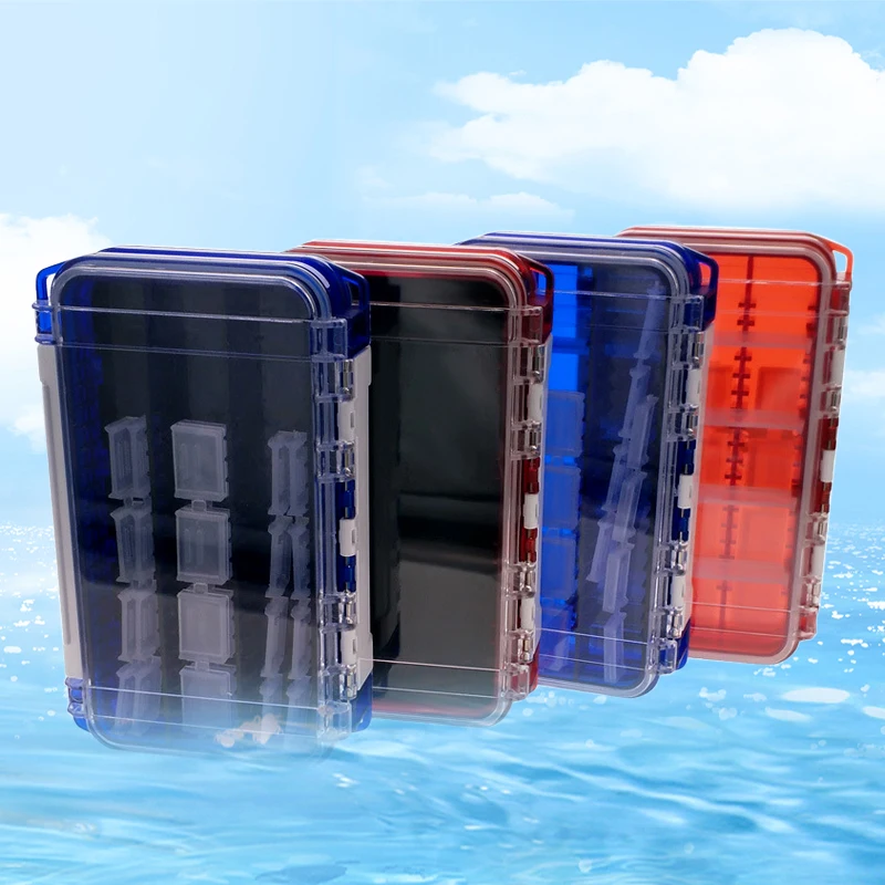 

Bait Luya Box, Plastic Double-sided Fishing Accessories Box, Lead Hook Sequin Box Fishing Tackle, Multi-function Tool Box