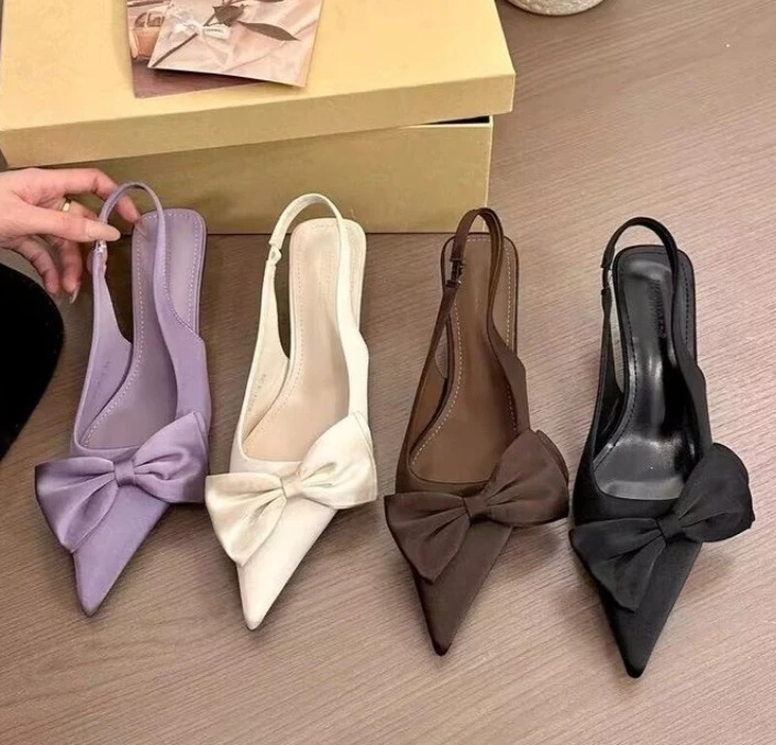 

New Sexy Women High Heels Luxury Pointed Toe Women's Pumps Fashion Shallow Sandals Stiletto Heels Women Party Wedding Shoes