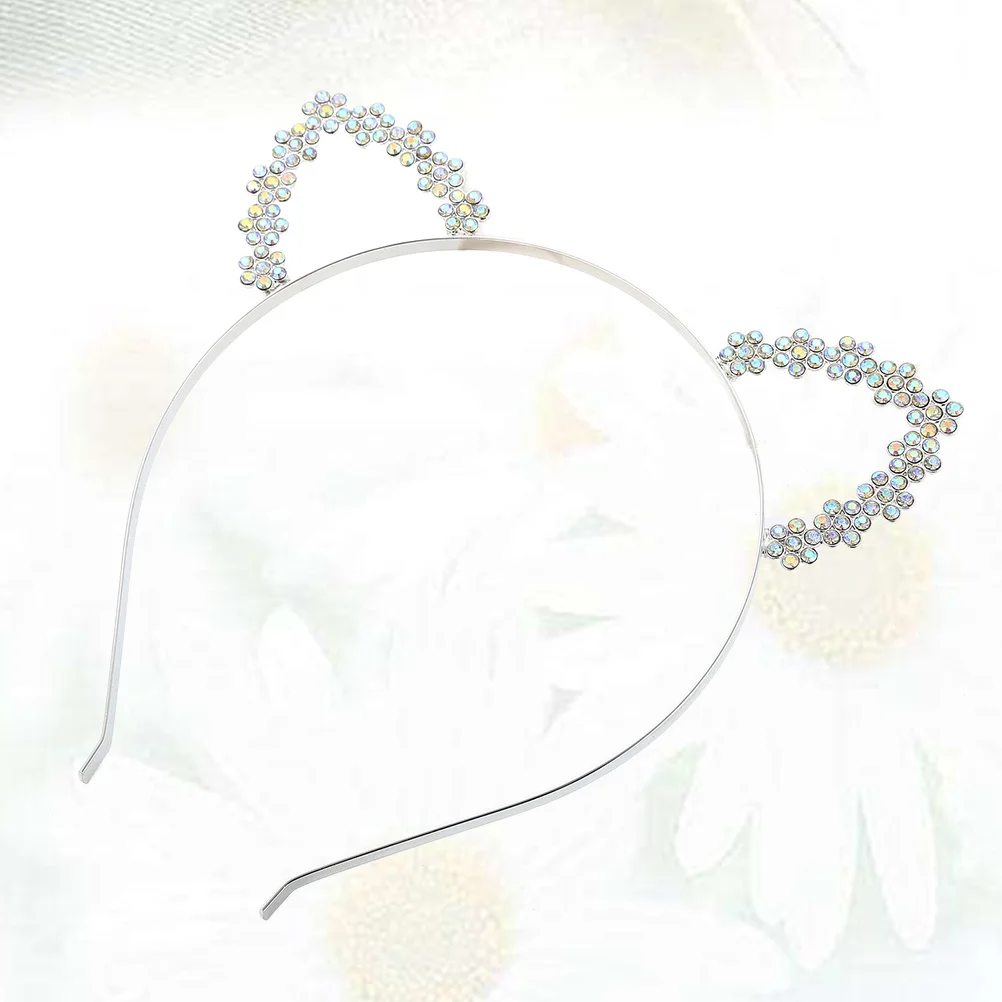 

Cat Ears Hair Party Headdress Classic Cute Durable Comfortable Fit Most Women Hair Hoop Cosplay Party Accessories