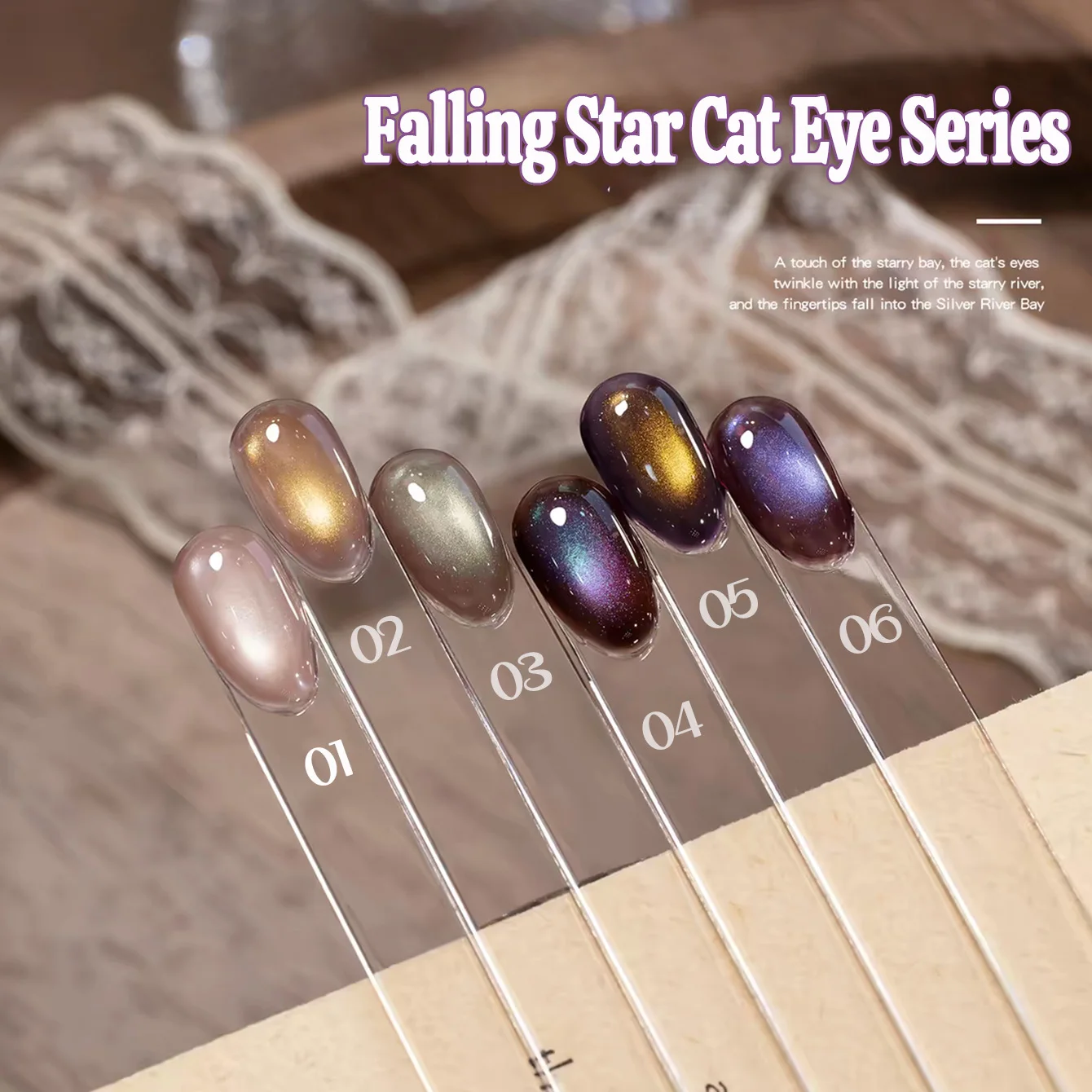ZH 1PCS Autumn and Winter New Halloween-themed Color-changing Blueberry Golden Light Cat Eye Gel Nail Polish