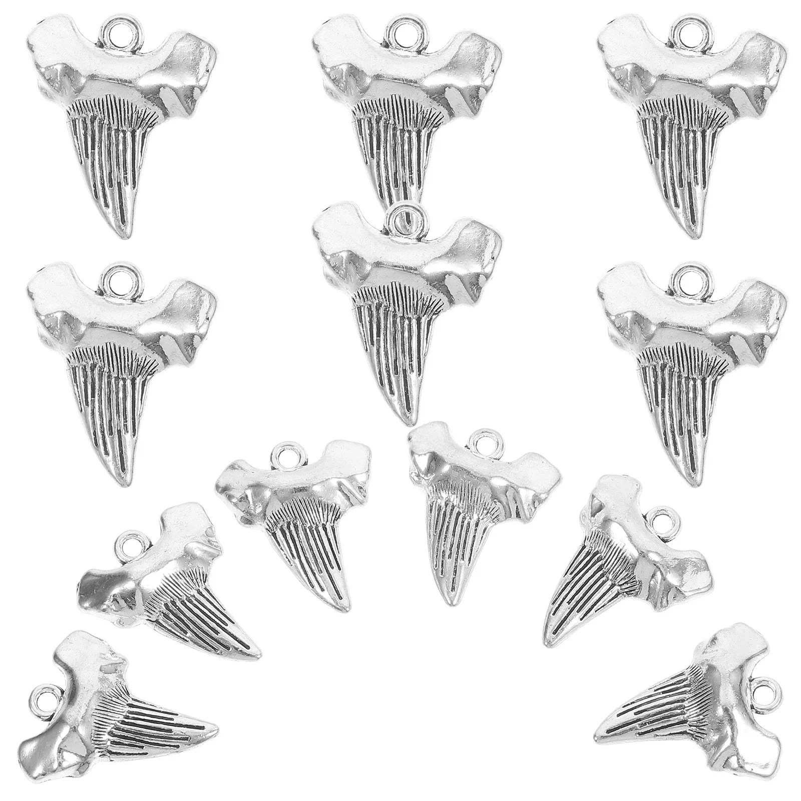 

12Pcs Teeth Jewelry Charms Small Teeth Pendants for DIY Necklace Bracelet Keychains Earrings Making Jewelry Craft Accessories