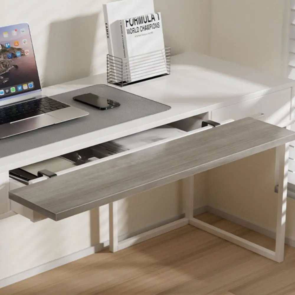 

Компактная складная подставка для мыши и клавиатуры без сверления, настольный держатель для мыши, подставка для мыши с подушечкой для локтя, для домашнего использования