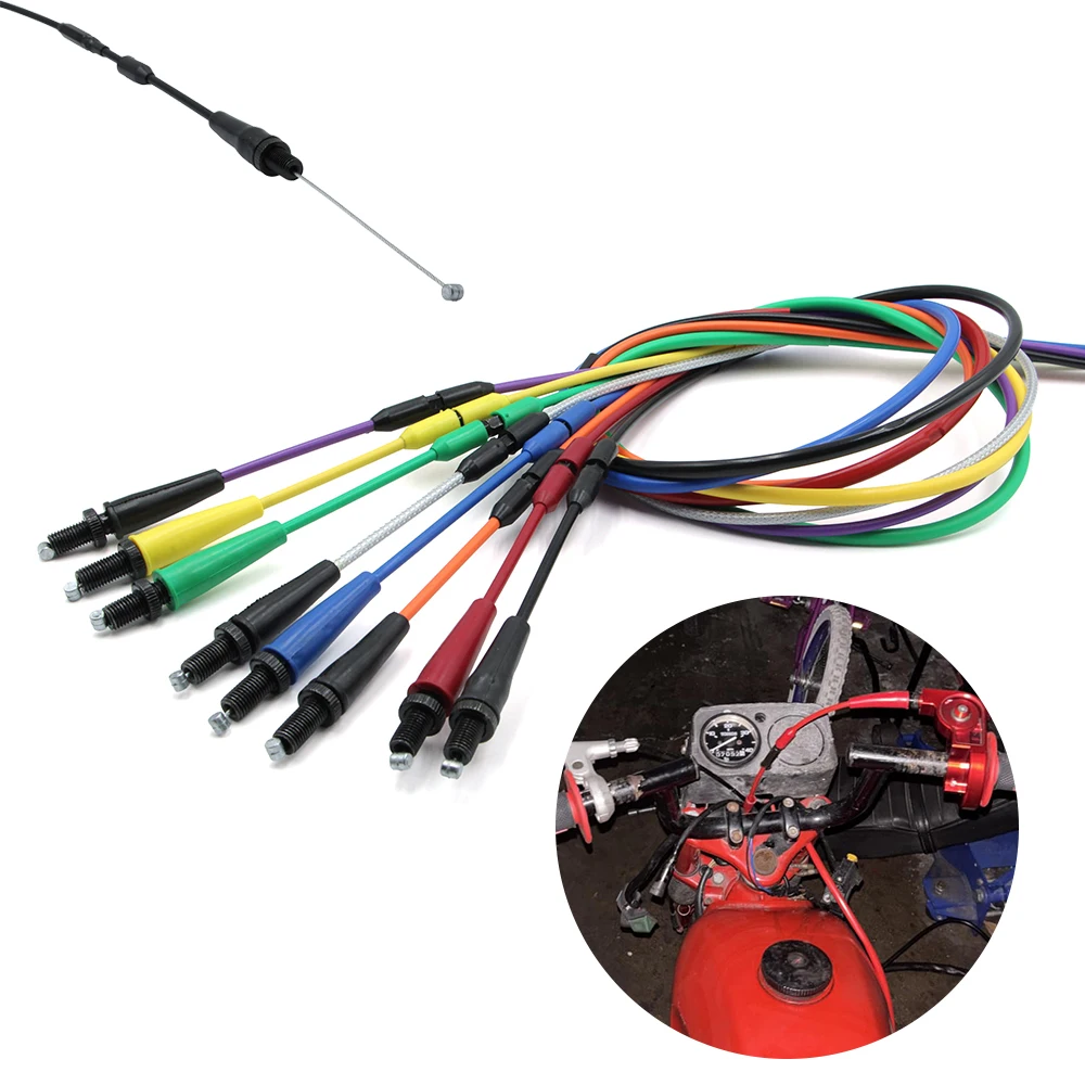 1300MM Universal Motorcycles Accelerator Straight Connection Throttle Cable For Yamaha Kawasaki KTM Honda Suzuki Dirt Pit Bike