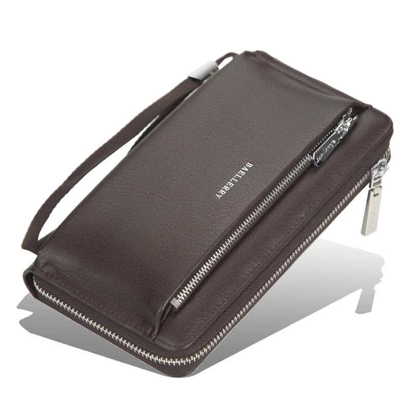 Baellerry Neue Herren-Geldbörse, tragbare Handgelenktasche, große Aufbewahrungstasche, das perfekte Geschenk für Geschäftsleute. – Detail 6