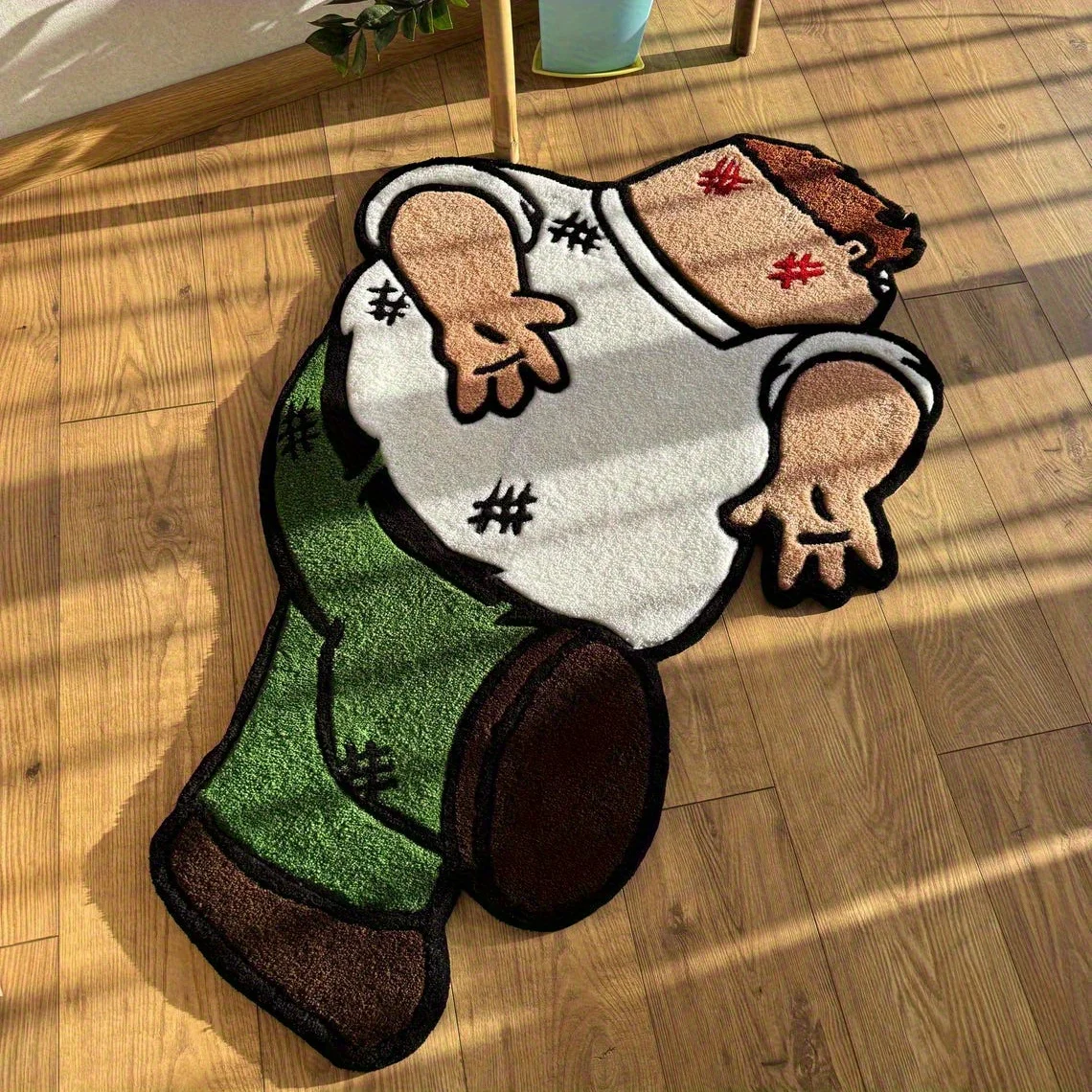 Vikama paródia casa pete tapete personagem dos desenhos animados sala de estar quarto tapete casa sala estar tema decoração