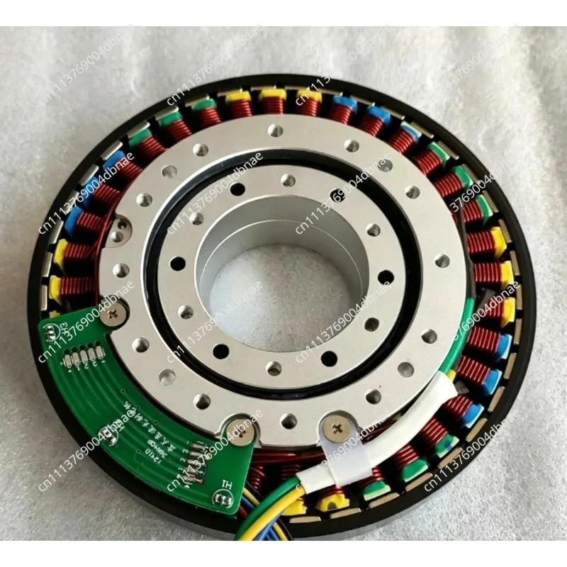 Permanent Magnet Brushless DC Motor 3Nm Torque Low RPM Disc Pancake Ultra Thin Flat