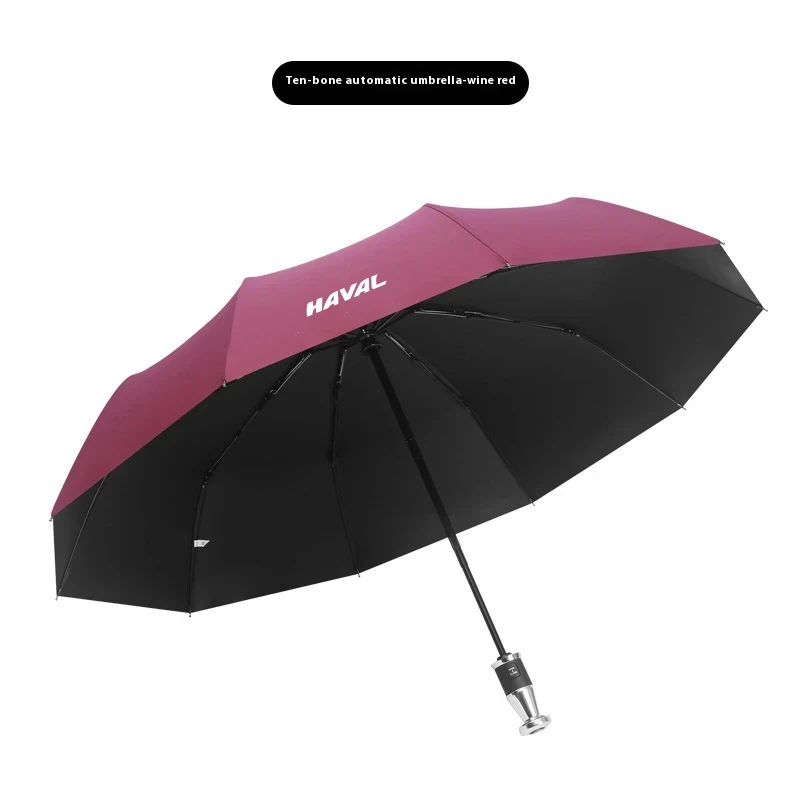 Windproof Folding Car Umbrella with UV and Rain Protection — detail 5