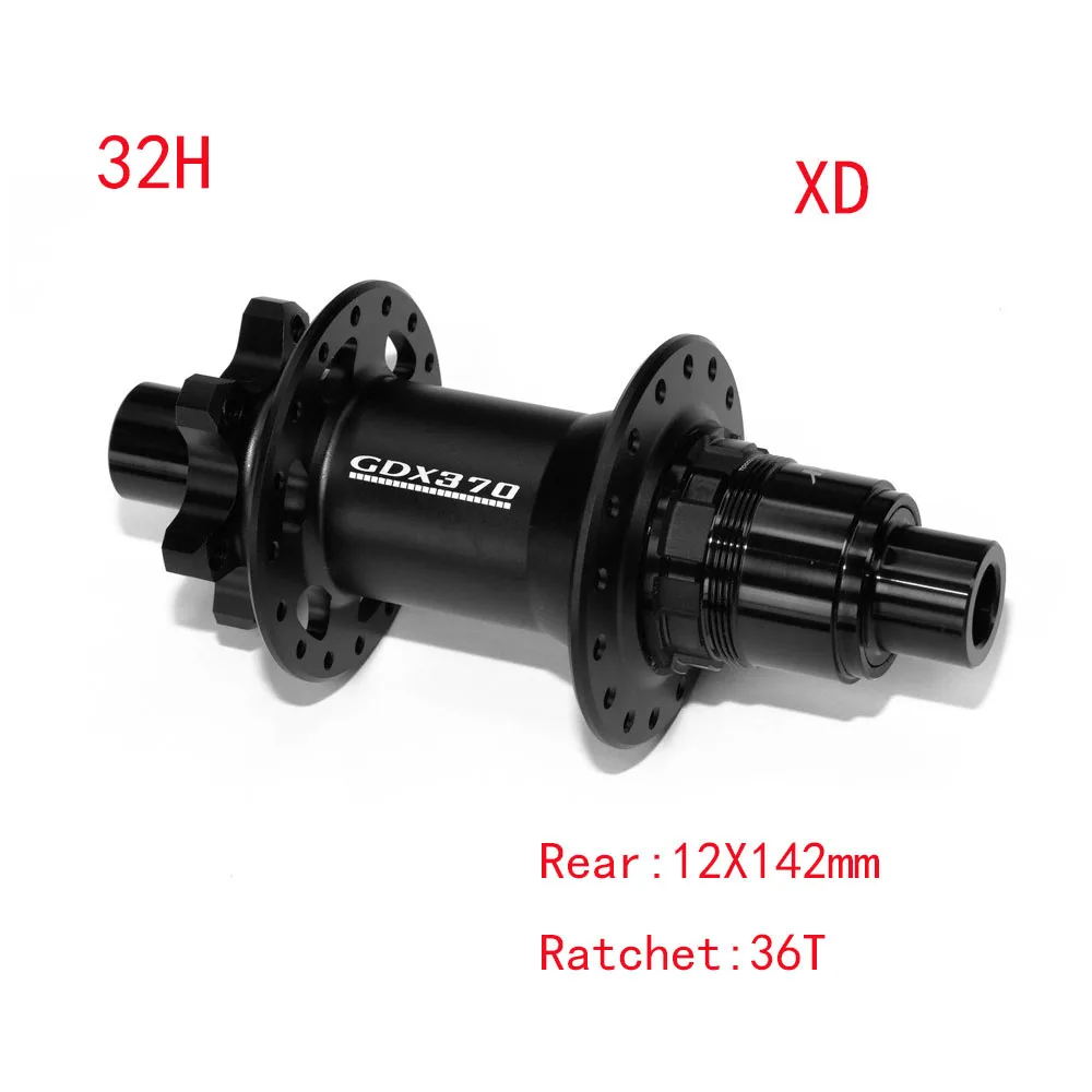 GOLDIX GDX370 قفل مركزي 6 مسامير المحور الخلفي دراجة محور كاسيت الجسم HG XD MS 28H 32H محور الجبلية ل Shimano SRAM