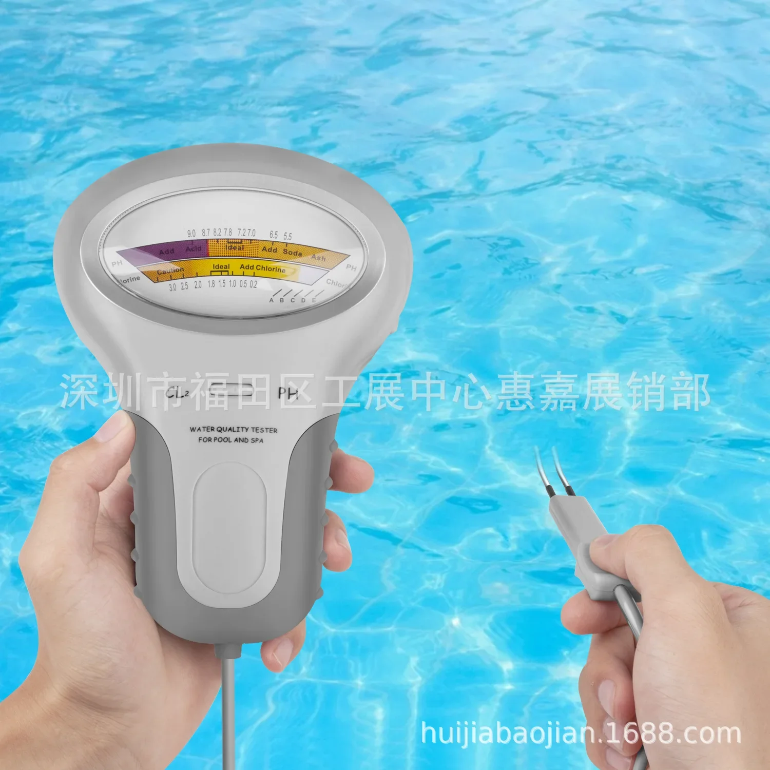 Latest Swimming Pool Chlorine PH Water Quality Tester PH Value Tester PC101 102 Swimming Pool Water Quality Tester Tool