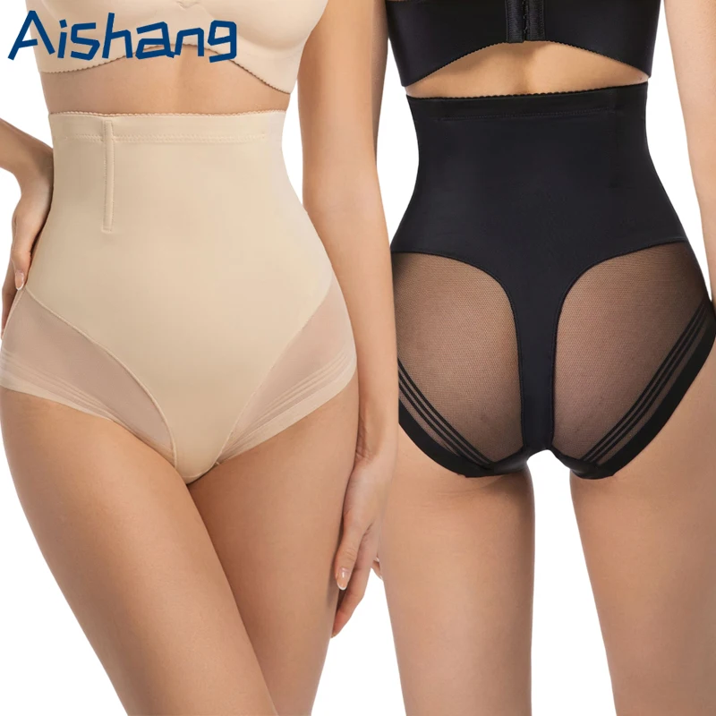 Aishang Bauchkontroll-Formwäsche für Damen, Hochgeschnittene Po-Lifting-Unterwäsche, Figurformende Slips