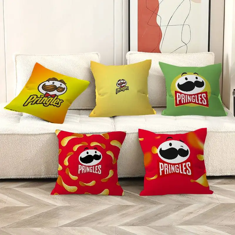 

Fashion P-Pringles L-LLC Pillow Gifts Home Office Furnishings Bedroom Sofa Car Cushion Cover Case 45x45cm