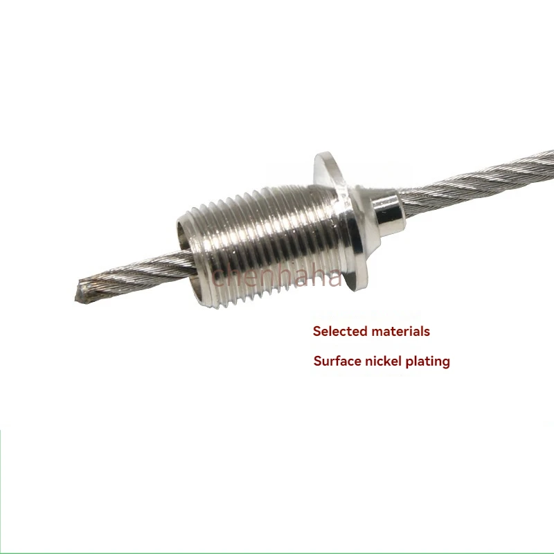 Copper Tension Head, Wire Lock, Wire Rope Clamp, Nylon Rope Clamp, Decorative Sling Connection Lift