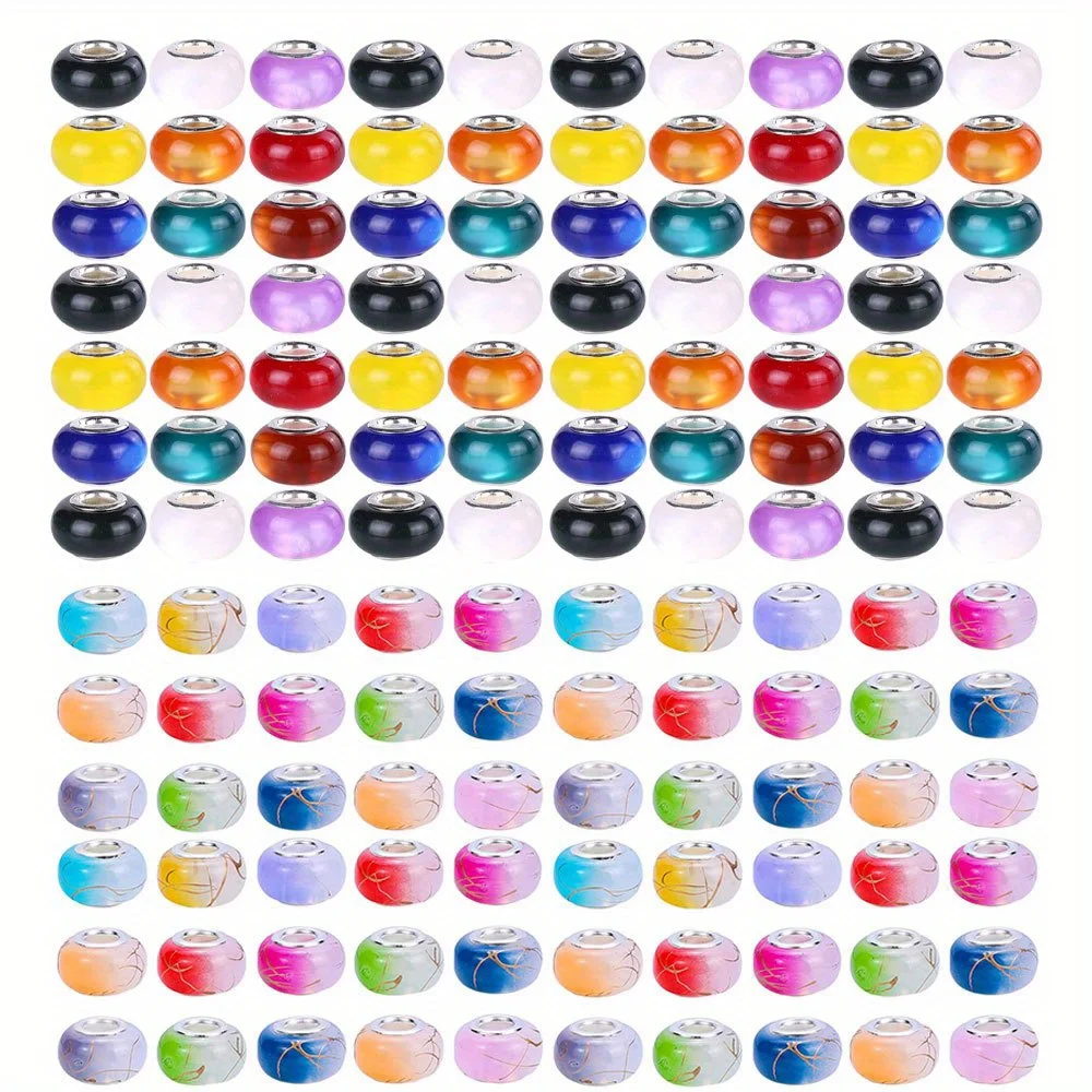 6/12/24 قطعة من الخرز ذو الفتحات الكبيرة متعددة الاستخدامات من الراتنج، تستخدم في إكسسوارات الهالوين والكريسماس وإكسسوارات هدايا عيد الشكر #1