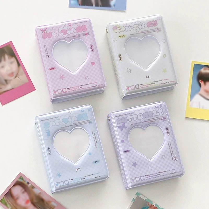 Kpop Photo Album Mini 3 Inch Album Photo Photocard Holder Idol Binder Photo Card Holder Card Collect Book Picture Protector