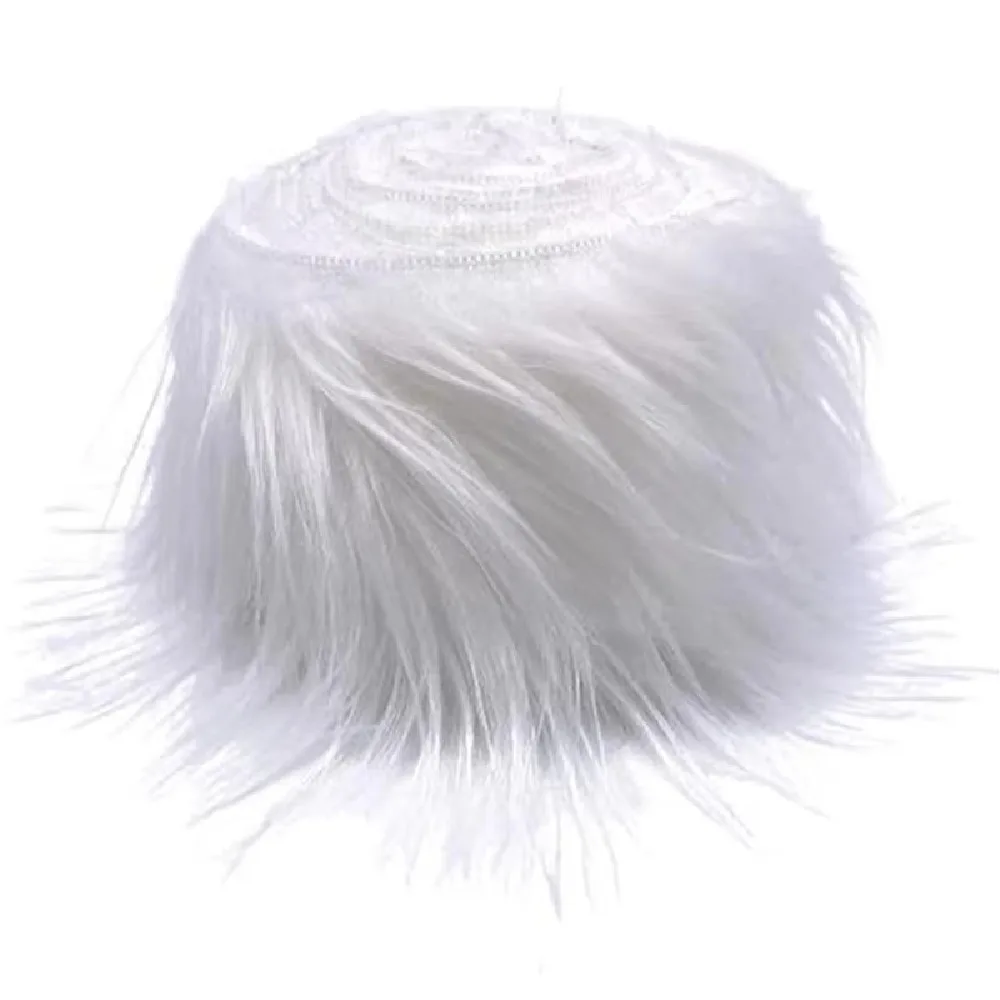 

Sewing Accessories DIY Faux Fur Ribbon Fluffy Soft Trimming Fabric Cuttable Washable Christmas Party Props Sewing Accessorie