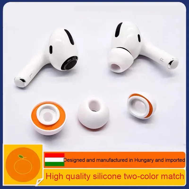 

For Apple AirPods Pro 2 1 Memory Foam Ear Tips Silicone Ear Cushion Replacement Earphone Earpads Ear Plug Cap Small Medium Large